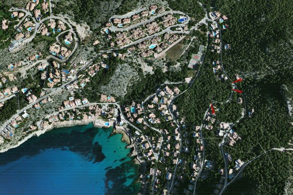 Häuser ANDX Villaensemble mit Blick auf das Mittelmeer